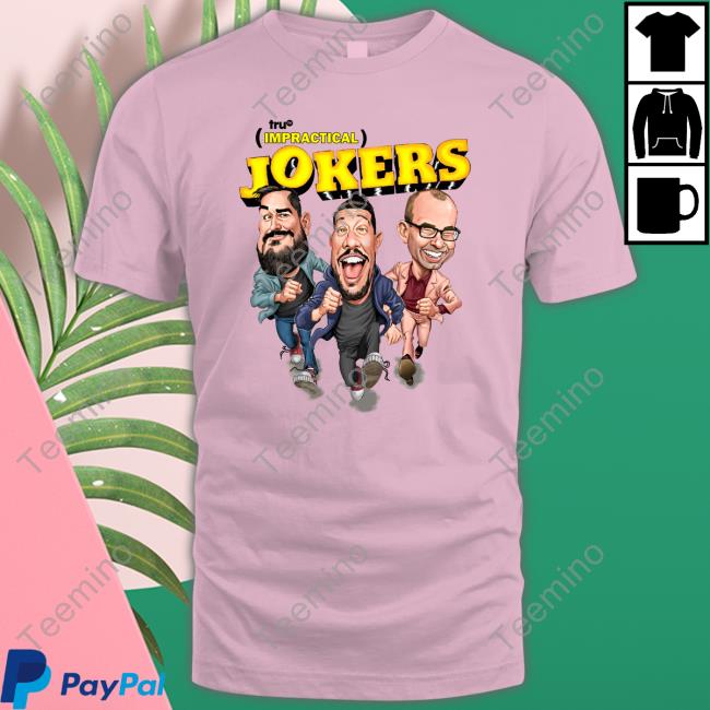 Impractical Jokers Merch Caricature Logo Tee Shirt - Teemino
